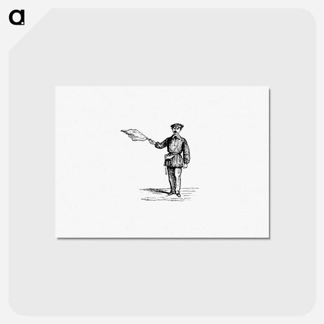 アートポストカード-Soldier from Six Weeks Of Vacation
 - 大英図書館 Postcard.