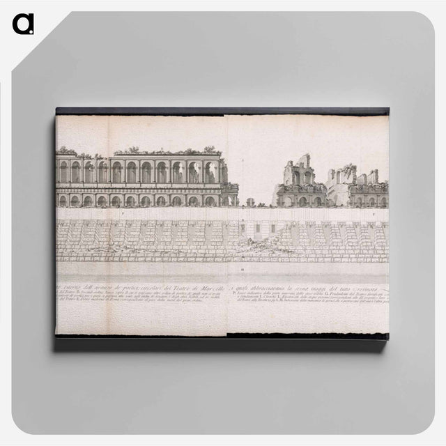 アートパネル-Teatro di Marcello Porticoes
 - ボストン公共図書館 Canvas.