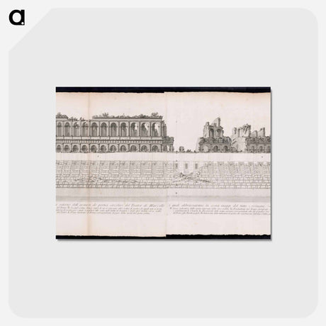 アートポストカード-Teatro di Marcello Porticoes
 - ボストン公共図書館 Postcard.