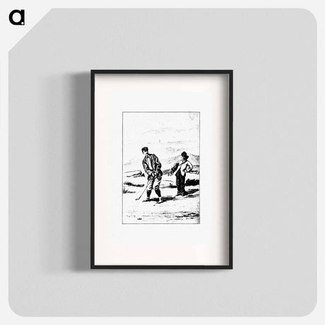 アートポスター-Vintage Golfer from Won at the Last Hole
 - 大英図書館 Poster.