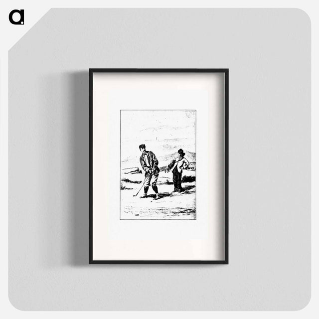 アートポスター-Vintage Golfer from Won at the Last Hole
 - 大英図書館 Poster.