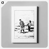 アートパネル-Vintage Golfer from Won at the Last Hole
 - 大英図書館 Canvas.