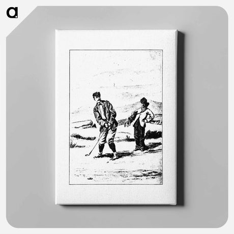 アートパネル-Vintage Golfer from Won at the Last Hole
 - 大英図書館 Canvas.