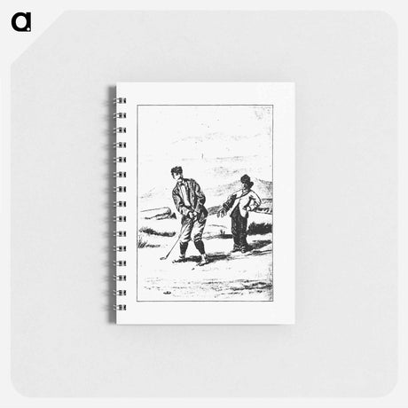 アートメモ帳-Vintage Golfer from Won at the Last Hole
 - 大英図書館 Memo.