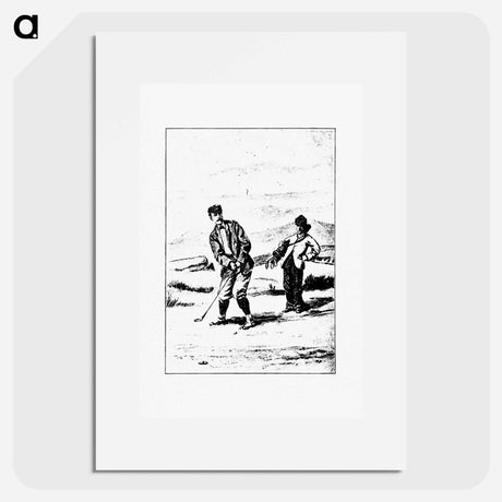 アートポスター-Vintage Golfer from Won at the Last Hole
 - 大英図書館 Poster.