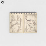 Picture Album Transmitting the Spirit: The Hokusai Drawing Style by Katsushika Hokusai - 葛飾 北斎 Memo.