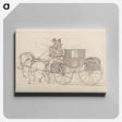 アートパネル-A Travelling Coach and Pair
 - イェール大学アートギャラリー Canvas.