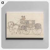 アートパネル-A Travelling Coach and Pair
 - イェール大学アートギャラリー Canvas.