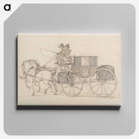 アートパネル-A Travelling Coach and Pair
 - イェール大学アートギャラリー Canvas.