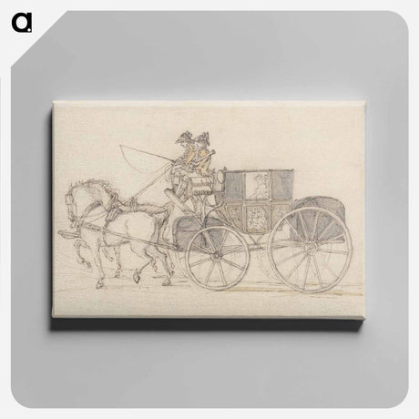 アートパネル-A Travelling Coach and Pair
 - イェール大学アートギャラリー Canvas.
