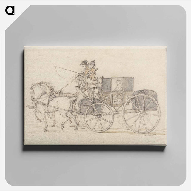 アートパネル-A Travelling Coach and Pair
 - イェール大学アートギャラリー Canvas.