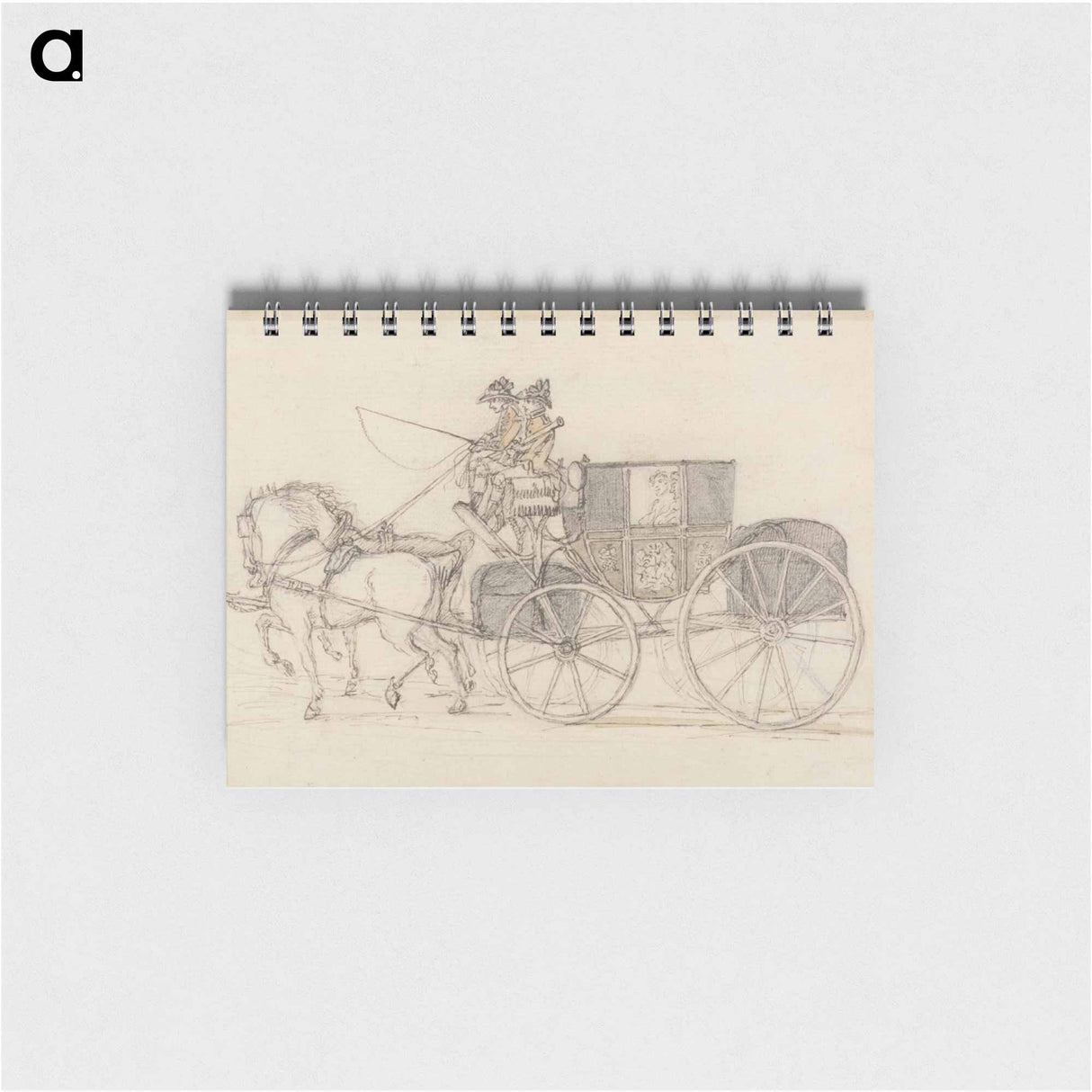 アートメモ帳-A Travelling Coach and Pair
 - イェール大学アートギャラリー Memo.