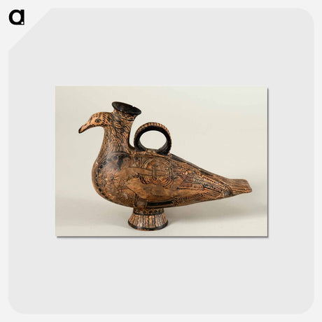 アートポストカード-Red-Figure Bird Askos
 - バーンズ・コレクション Postcard.
