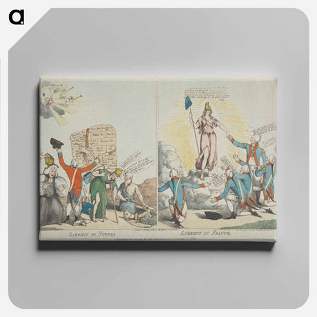 アートパネル-Liberty in Utopia - Liberty in France
 - イェール大学アートギャラリー Canvas.