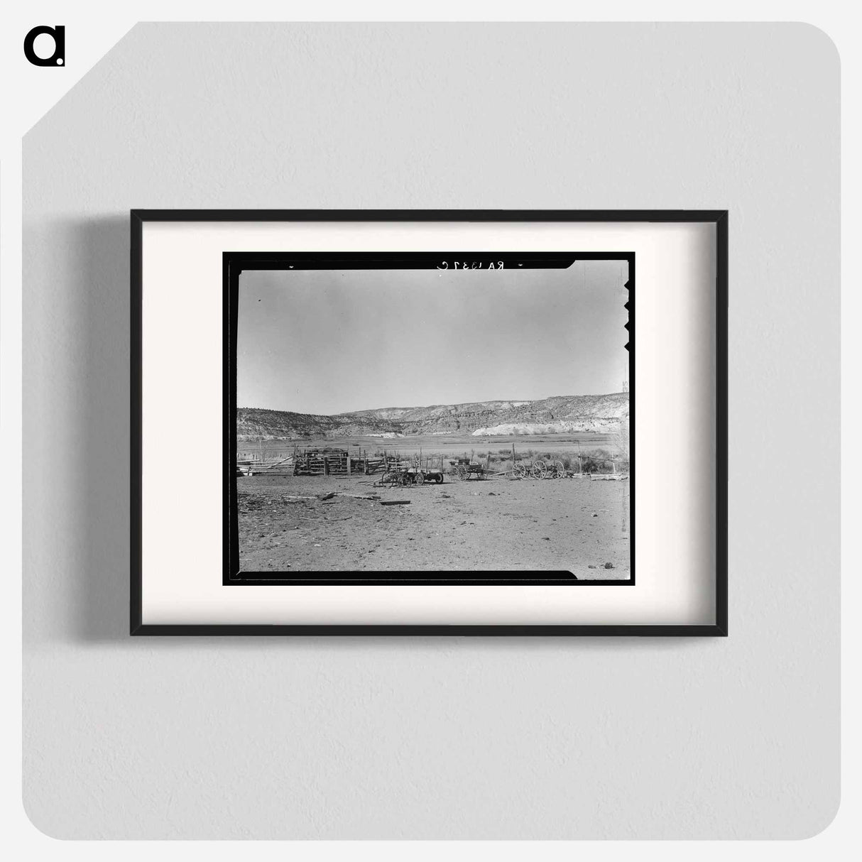 Desert mountains surrounding Escalante, Utah - Dorothea Lange Poster.