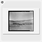 Desert mountains surrounding Escalante, Utah - Dorothea Lange Poster.