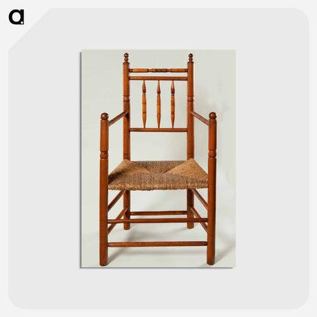 アートポストカード-Bamboo Great Chair
 - バーンズ・コレクション Postcard.