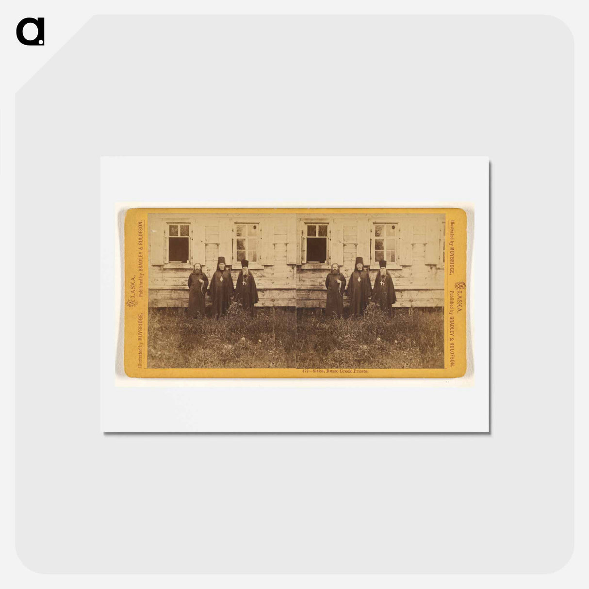 アートポストカード-Sitka, Russo Greek Priests
 - エドワード マイブリッジ Postcard.