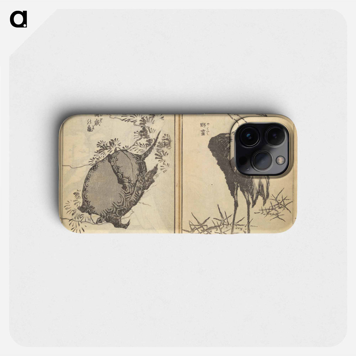 Old Manji's Cursive Picture Album - Katsushika Hokusai Phone Case.