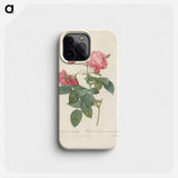 Rose illustration - Pierre Joseph Redouté Phone Case.