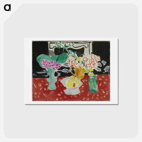 アートポストカード-Roses De Noel Et Saxifrage - アンリ マティス Postcard.