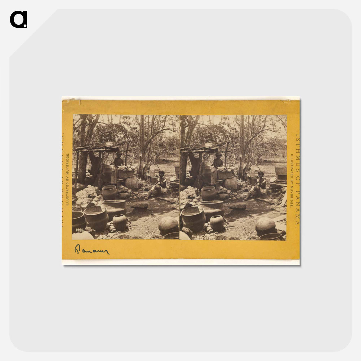 アートポストカード-Laundry
 - エドワード マイブリッジ Postcard.