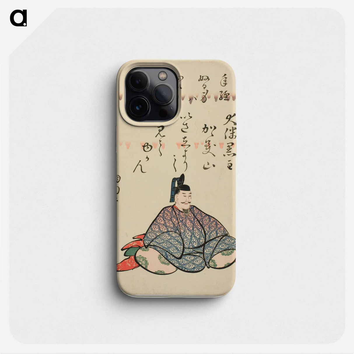 The Poet Otomo no Kuronushi - 葛飾 北斎 Phone Case.