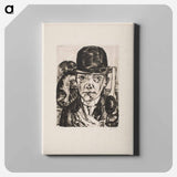 アートパネル-Self-Portrait in Bowler Hat
 - セントルイス美術館 Canvas.