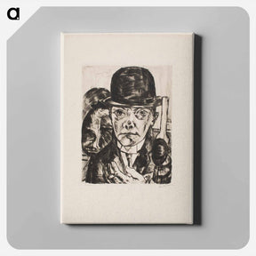 アートパネル-Self-Portrait in Bowler Hat
 - セントルイス美術館 Canvas.