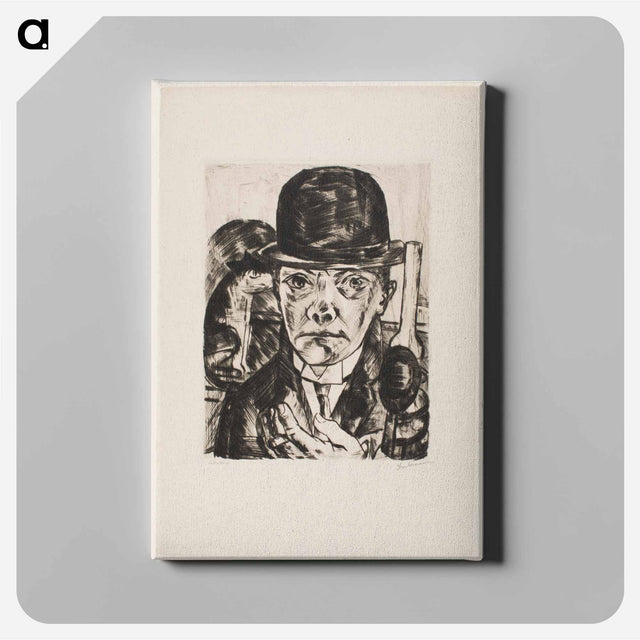 アートパネル-Self-Portrait in Bowler Hat
 - セントルイス美術館 Canvas.