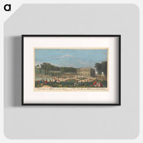 アートポスター-A View of the Palace of Marli toward the little Parterre
 - イェール大学アートギャラリー Poster.