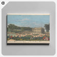 アートパネル-A View of the Palace of Marli toward the little Parterre
 - イェール大学アートギャラリー Canvas.