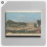 アートパネル-A View of the Palace of Marli toward the little Parterre
 - イェール大学アートギャラリー Canvas.