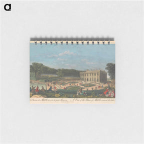 アートメモ帳-A View of the Palace of Marli toward the little Parterre
 - イェール大学アートギャラリー Memo.