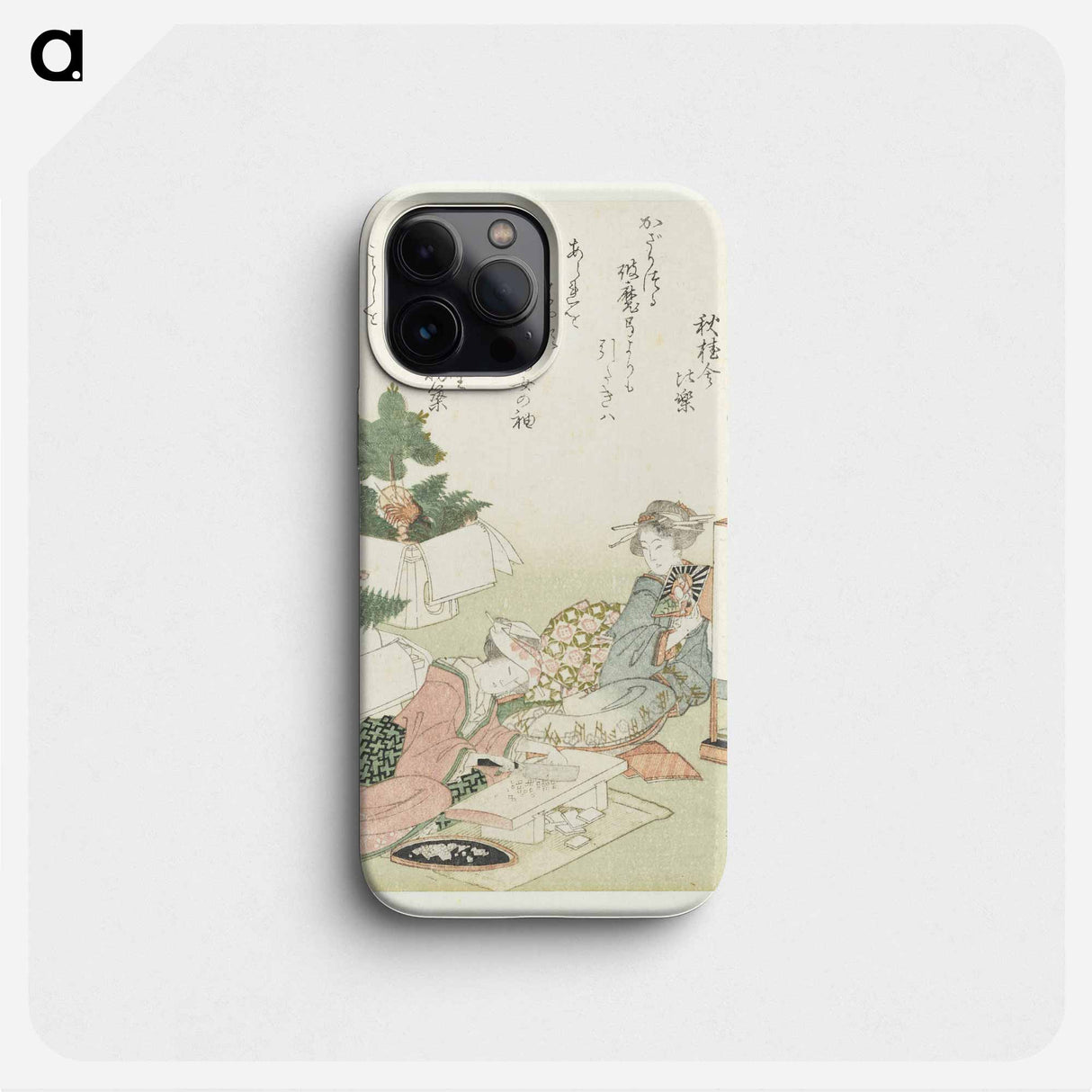 A comparison of Genroku poems and shells - 葛飾 北斎 Phone Case.