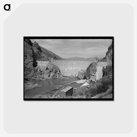 アートポストカード-Roosevelt Dam
 - ラッセル リー Postcard.
