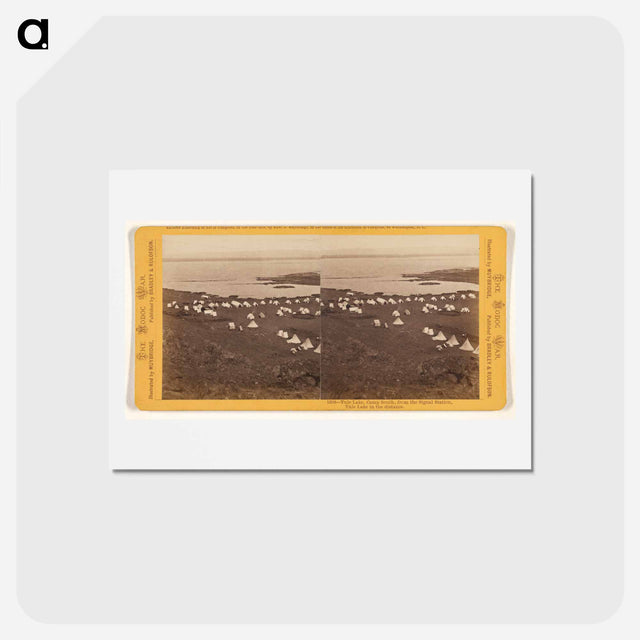 アートポストカード-Tule Lake, Camp South
 - エドワード マイブリッジ Postcard.
