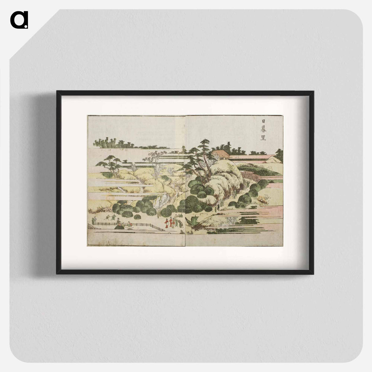 Hokusai's One Hundred Famous Views of Edo - Katsushika Hokusai Poster.