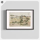 Hokusai's One Hundred Famous Views of Edo - Katsushika Hokusai Poster.