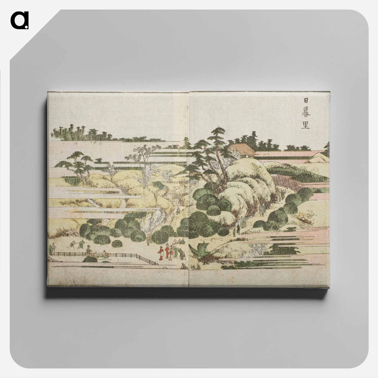 Hokusai's One Hundred Famous Views of Edo - 葛飾 北斎 Canvas.