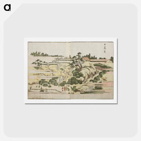 アートポストカード-Hokusai's One Hundred Famous Views of Edo - 葛飾 北斎 Postcard.