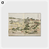 アートポストカード-Hokusai's One Hundred Famous Views of Edo - 葛飾 北斎 Postcard.