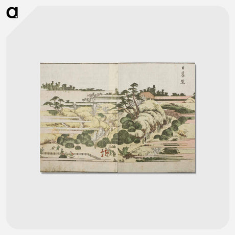 アートポストカード-Hokusai's One Hundred Famous Views of Edo - 葛飾 北斎 Postcard.