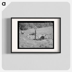 アートポスター-Highway Accident Marker
 - ラッセル リー Poster.