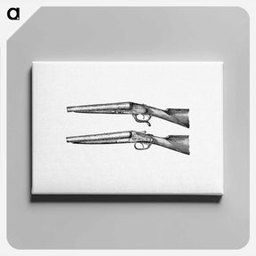 アートパネル-Hammerless Gun and London Directory
 - 大英図書館 Canvas.