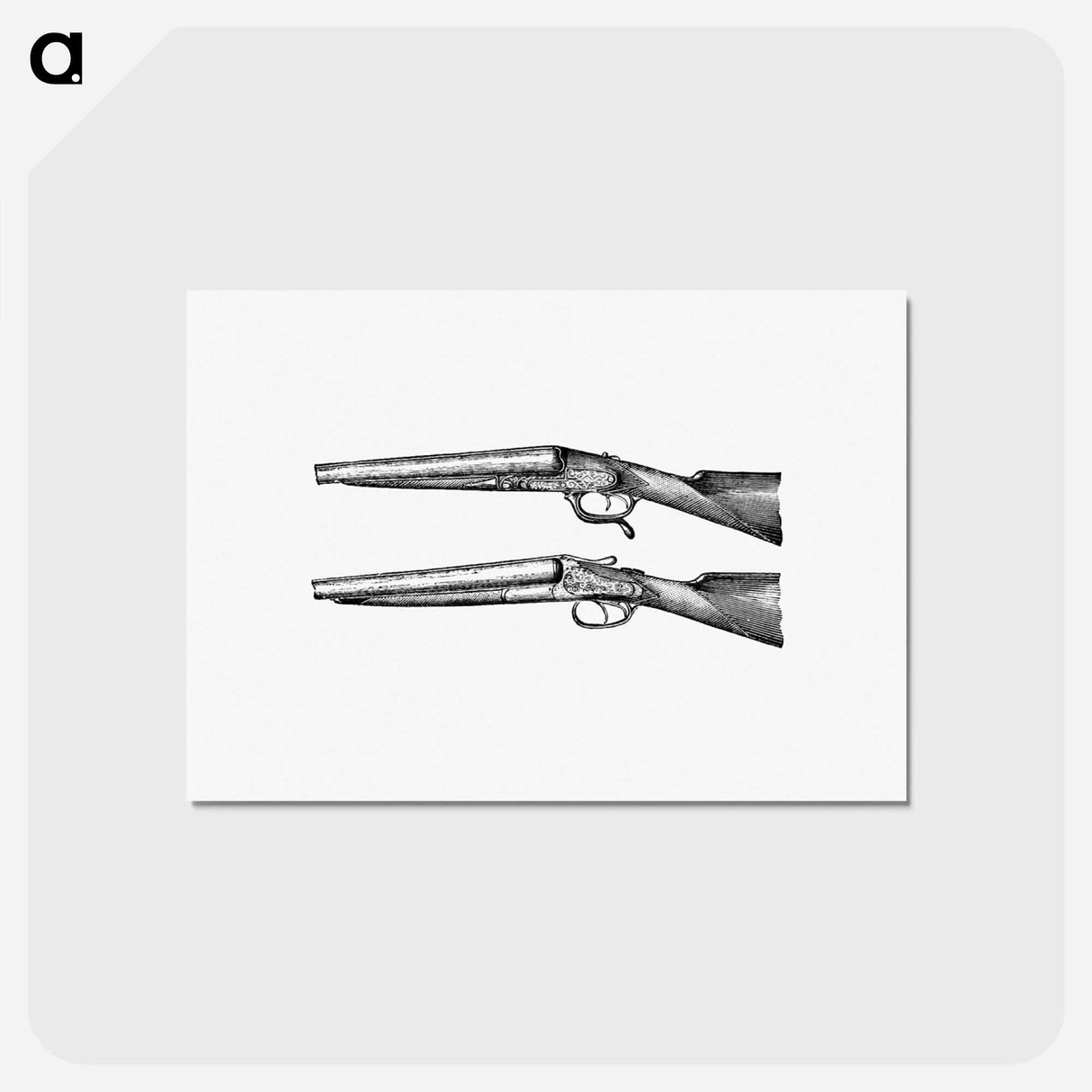 アートポストカード-Hammerless Gun and London Directory
 - 大英図書館 Postcard.