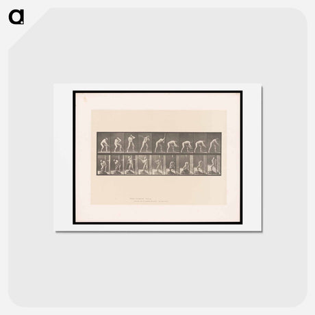 アートポストカード-The Mallet
 - エドワード マイブリッジ Postcard.