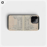 Hokusai's transmitting the spirit volume 5 - 葛飾 北斎 Phone Case.