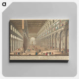 アートパネル-The Inside of St. Paul's Church in Rome built by Constantine the Great
 - イェール大学アートギャラリー Canvas.