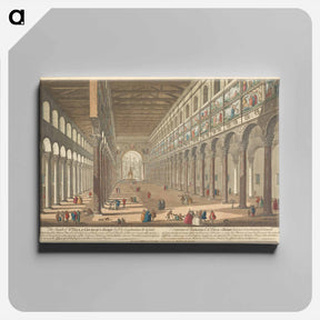アートパネル-The Inside of St. Paul's Church in Rome built by Constantine the Great
 - イェール大学アートギャラリー Canvas.